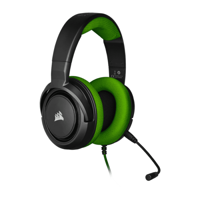 Corsair HS35 Stereo Gaming Headset Green 2