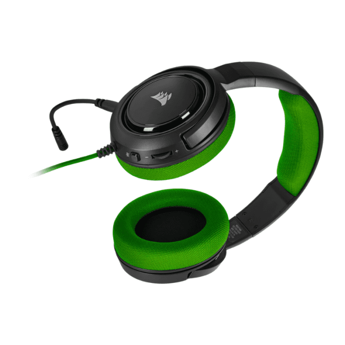 Corsair HS35 Stereo Gaming Headset Green 5
