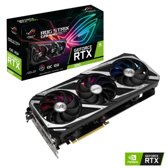 ASUS ROG Strix GeForce RTX™ 3060 V2 OC Edition 12GB GDDR6 4