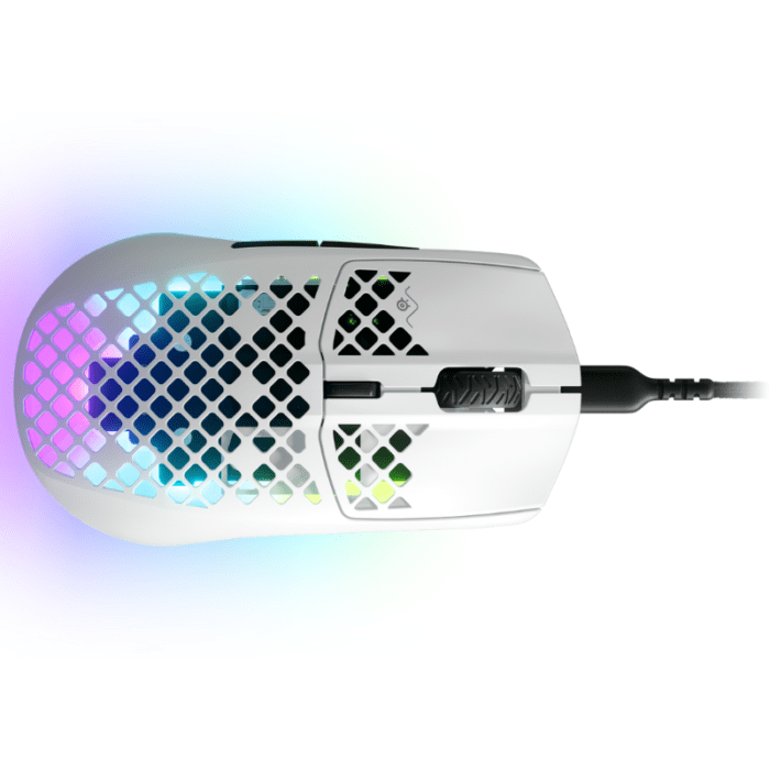SteelSeries Aerox 3 Gaming Mouse 2022 Edition Snow 2