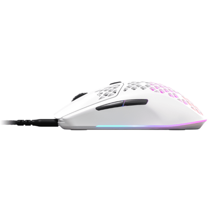 SteelSeries Aerox 3 Gaming Mouse 2022 Edition Snow 5