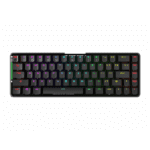 ASUS M601 ROG FALCHION/RD/AR, ROG Falchion 65% wireless mechanical gaming keyboard with 68 keys, wireless Aura Sync lighting, an interactive touch panel, a keyboard cover case, Cherry MX switches, and up to 450-hour battery life- Black 