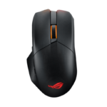 ASUS P708 ROG CHAKRAM X O, ROG Chakram X wireless RGB gaming mouse with next-gen 36,000 dpi ROG AimPoint optical sensor, 8000 Hz polling rate, low-latency tri-mode connectivity (RF 2.4 GHz/Bluetooth / wired), 11 programmable buttons, an analog joystick, and hot-swappable micro switch sockets (mechanical/optical )- Black
