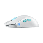 ASUS P713 ROG Harpe Ace Aim Lab Edition The ultra-lightweight ROG Harpe Ace Aim Lab Edition is a 54-gram wireless gaming mouse with a pro-tested form factor, 36,000-dpi ROG AimPoint optical sensor, ROG SpeedNova wireless technology, tri-mode connectivity, ROG Micro Switches, five programmable buttons, and synergy profile setting functions with the Aim Lab Settings Optimizer- White  - Image 4