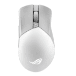 ASUS ROG Gladius III Wireless AimPoint is a lightweight 79-gram wireless RGB gaming mouse that features a 36,000-dpi ROG AimPoint optical sensor, tri-mode connectivity, ROG SpeedNova wireless technology, swappable mouse switches, ROG Micro Switches, pivoted button mechanism for 0 ms click latency, ergonomic design, ROG Paracord, 100% PTFE mouse feet, six programmable buttons, and mouse grip tape- White