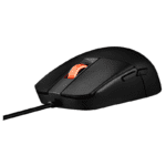 ASUS ROG Strix Impact III is a lightweight, ambidextrous form factor, 59-gram wired RGB gaming mouse, suitable for FPS gameplay, featuring a 12,000-dpi optical sensor, near-zero click latency, swappable mouse switch sockets, ROG Micro Mouse Switches, ROG Paracord, 100% PTFE mouse feet, and a durable design- Black - Image 4
