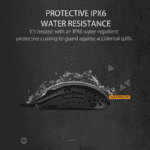 ASUS P307 TUF GAMING M4 Air is a lightweight wired gaming mouse with a 16,000 dpi sensor, six programmable buttons, an ultralight Air Shell, IPX6 water resistance, ASUS Antibacterial Guard, TUF Gaming Paracord, and pure PTFE feet- Black - Image 11