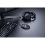 ASUS P307 TUF GAMING M4 Air is a lightweight wired gaming mouse with a 16,000 dpi sensor, six programmable buttons, an ultralight Air Shell, IPX6 water resistance, ASUS Antibacterial Guard, TUF Gaming Paracord, and pure PTFE feet- Black - Image 6