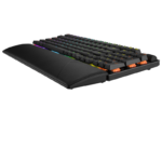 ASUS X901 ROG Strix Scope II 96 Wireless gaming keyboard with tri-mode connection, streamer hotkeys, multifunction controls, hot-swappable pre-lubed ROG NX Snow & Storm mechanical switches, ROG keyboard stabilizers, PBT doubleshot keycaps and silicone dampening foam, three tilt angles, and wrist rest- Black - Image 7