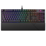 ASUS XA11 ROG STRIX SCOPE II/NXSW/US/PBT, AniMe Matrix™ LED display, Intuitive controls, Almost-instantaneous response: 8000 Hz polling rate provides a 0.125 ms response time—up to 8X faster than other leading gaming keyboards. ROG NX mechanical switches, swappable switches, ROG switch stabilizer, improved acoustics- Black