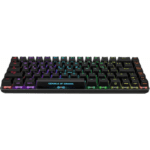 ASUS FALCHION ACE/NXRD/BLK/AR/ABS, ROG Falchion Ace 65% compact Gaming Keyboard with pre-lubed ROG NX mechanical switches with ROG switch stabilizer, PBT doubleshot keycaps, sound-dampening foam, an interactive touch panel, dual Type-C ports, three keyboard tilt angles, and a cover case- Black