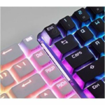 ⁦ASUS FALCHION ACE/NXRD/BLK/AR/ABS, ROG Falchion Ace 65% compact Gaming Keyboard with pre-lubed ROG NX mechanical switches with ROG switch stabilizer, PBT doubleshot keycaps, sound-dampening foam, an interactive touch panel, dual Type-C ports, three keyboard tilt angles, and a cover case- Black⁩ - الصورة ⁦2⁩