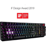 ASUS XA11 ROG STRIX SCOPE II/NXSW/AR/ABS, ROG Strix Scope RGB wired mechanical gaming keyboard with Cherry MX switches, aluminum frame, Aura Sync lighting, and additional silver WASD for FPS games- Black - Image 3