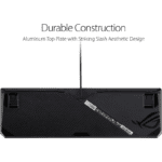 ASUS XA11 ROG STRIX SCOPE II/NXSW/AR/ABS, ROG Strix Scope RGB wired mechanical gaming keyboard with Cherry MX switches, aluminum frame, Aura Sync lighting, and additional silver WASD for FPS games- Black - Image 4