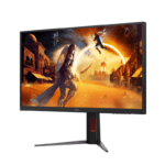 ⁦AOC Gaming Monitor 27'',QHD,180Hz,IPS,1ms- Black/Red⁩ - الصورة ⁦4⁩