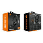⁦COUGAR HX330 Black Gaming Headset for Lightweight Comfort- 3H250P50B.0001⁩ - الصورة ⁦8⁩
