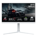 GAMEON GOA24FHD190IPS Artic Pro Series 24" FHD, 190Hz, MPRT 0.5ms, HDMI 2.1, Fast IPS Gaming Monitor (Supports PS5) - White