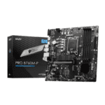 MSI PRO B760M-P Motherboard, Micro-ATX - Supports 12th and 13th Gen Intel Core Processors, LGA 1700 - DDR5 Memory Boost 6800+MHz/OC, PCIe 4.0 x16 Slot, M.2 Gen4 Slots