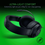 Razer Kraken X Lite Ultralight Gaming Headset 7.1 Surround Sound- Black - Image 5