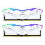T-Force Delta RGB White UD-D5 64GB (32GBx2) 6000MHz CL38 FF4D564G6000HC38ADC01