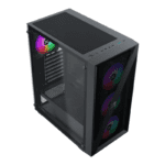 Xigmatek Blade Black Arctic ATX Gaming Case Mid-Tower with ARGB Support & USB 3.0- Black - Image 2